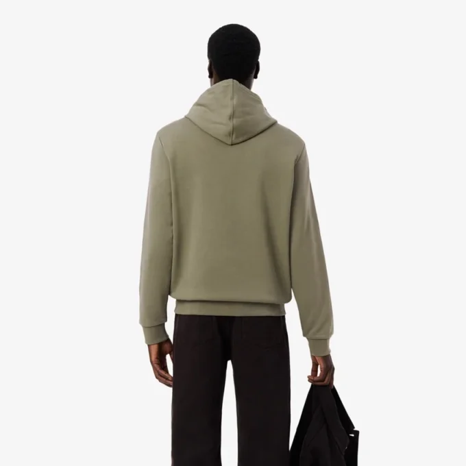 Hoodie mit Reißverschluss und Logo-Streifen