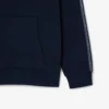 Hoodie mit Reißverschluss und Logo-Streifen