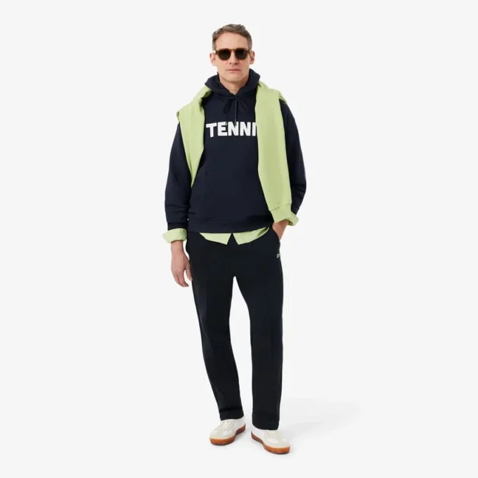 Hoodie mit Tennis-Print