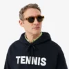 Hoodie mit Tennis-Print
