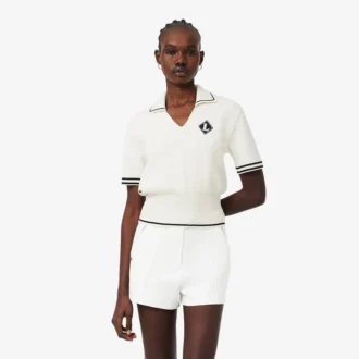 In Frankreich hergestelltes Baumwoll-Poloshirt