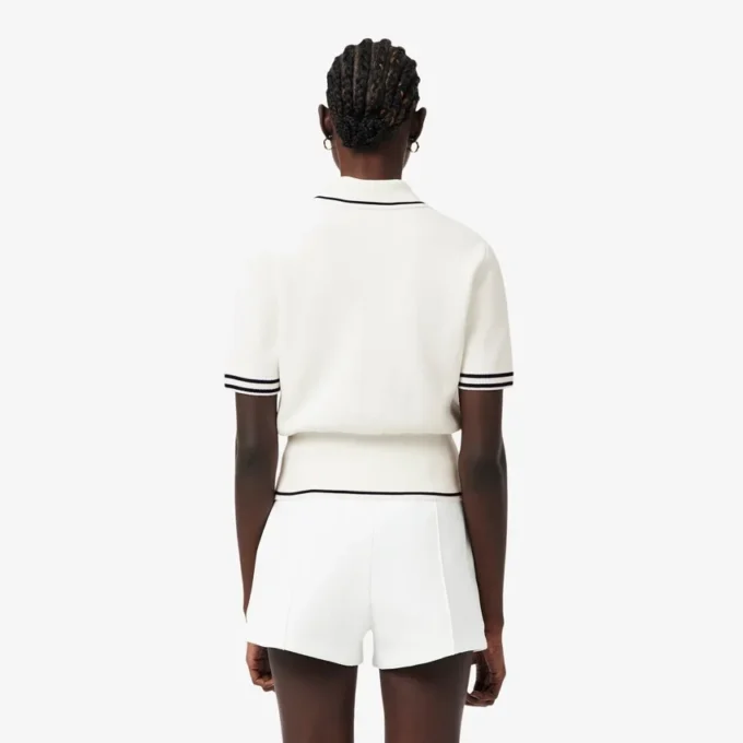 In Frankreich hergestelltes Baumwoll-Poloshirt