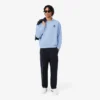 In Frankreich hergestelltes Sweatshirt mit Polokragen