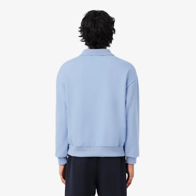 In Frankreich hergestelltes Sweatshirt mit Polokragen