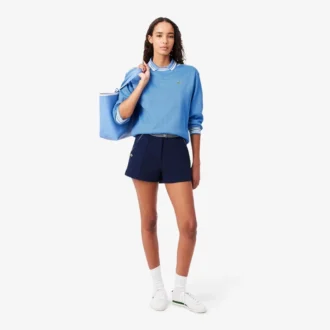 In Frankreich hergestelltes Sweatshirt mit U-Boot-Ausschnitt