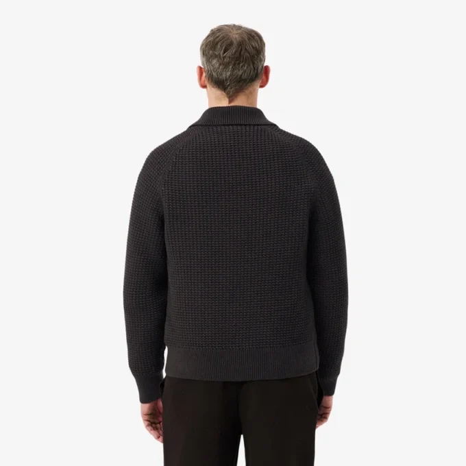 Jacke aus grobem Strick mit Struktur