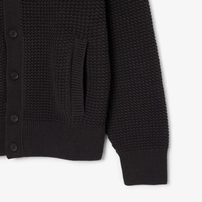 Jacke aus grobem Strick mit Struktur