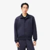 Jacke mit hohem Kragen und Stickerei