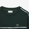 Jungen-Sweatshirt aus Fleece mit Logo-Streifen