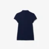 Kinder-Poloshirt mit gewelltem Kragen aus Mini-Piqué