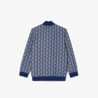 Kinder-Sweatshirt mit hohem Kragen und Reißverschluss „Paris Monogram“