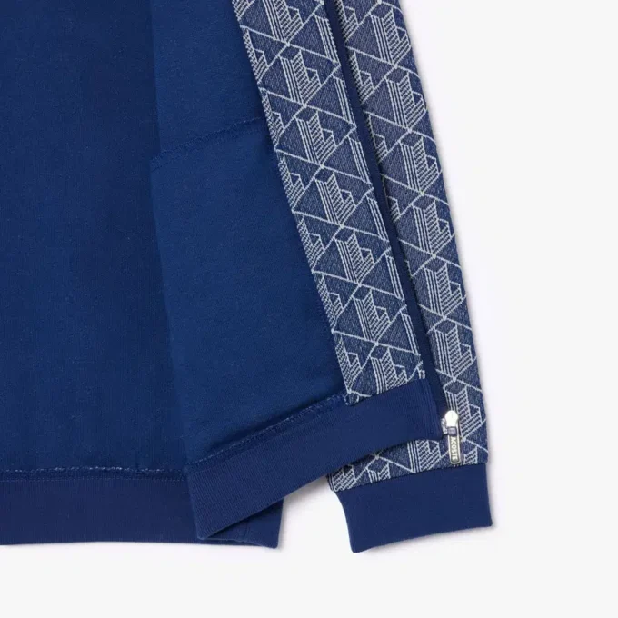 Kinder-Sweatshirt mit hohem Kragen und Reißverschluss „Paris Monogram“