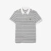 Klassisch geschnittenes gestreiftes Petit Piqué-Poloshirt