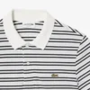Klassisch geschnittenes gestreiftes Petit Piqué-Poloshirt