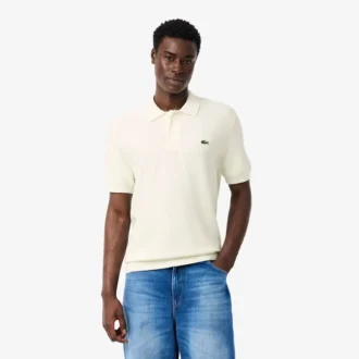 Klassisch geschnittenes Strick-Poloshirt