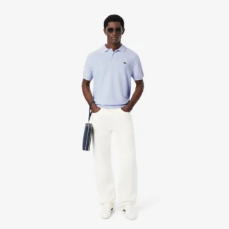 Klassisch geschnittenes Strick-Poloshirt