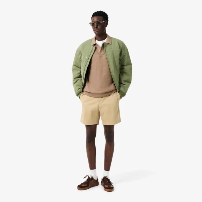 Klassisch geschnittenes Strick-Poloshirt