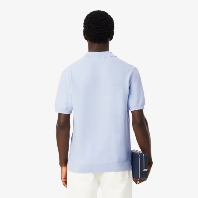 Klassisch geschnittenes Strick-Poloshirt