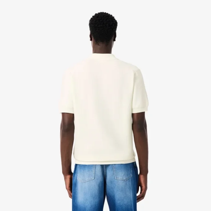 Klassisch geschnittenes Strick-Poloshirt