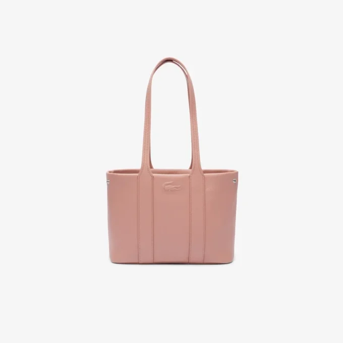 Kleine City Court-Tasche aus genarbtem Leder