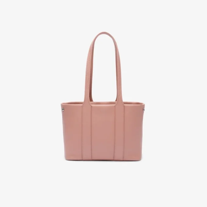 Kleine City Court-Tasche aus genarbtem Leder