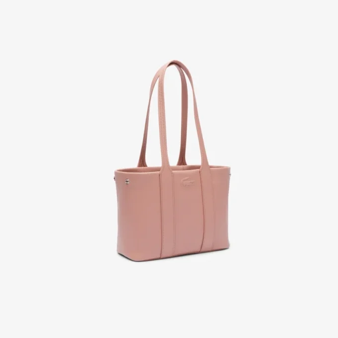 Kleine City Court-Tasche aus genarbtem Leder