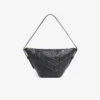 Kleine Maheki Hobo-Tasche aus geprägtem Leder