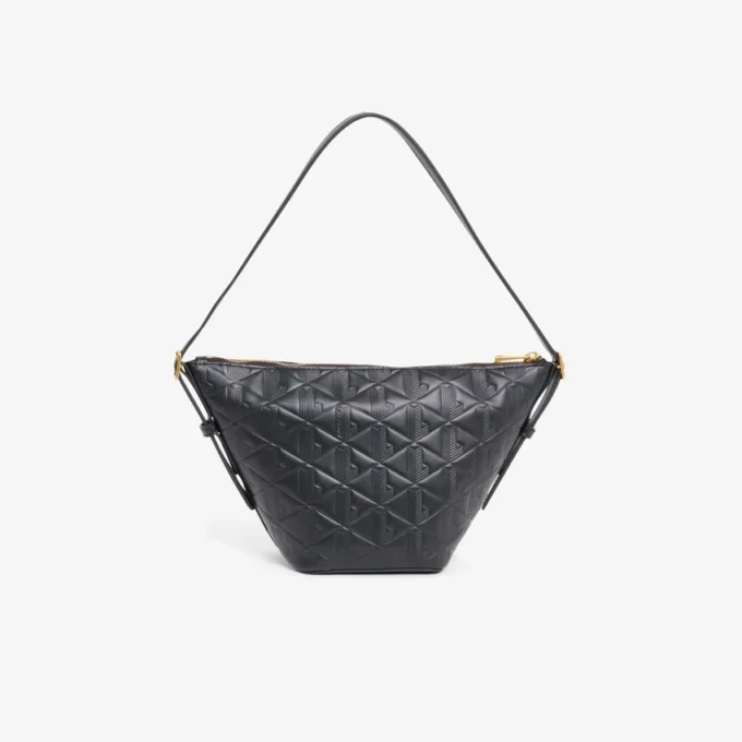 Kleine Maheki Hobo-Tasche aus geprägtem Leder