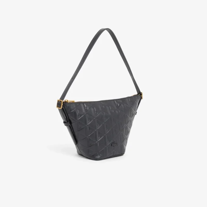 Kleine Maheki Hobo-Tasche aus geprägtem Leder