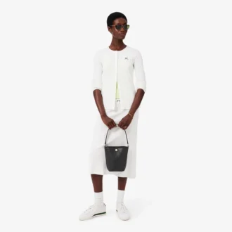 Kleine „Tennis Bliss“-Leder-Beuteltasche