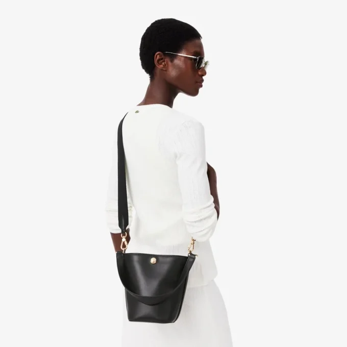 Kleine „Tennis Bliss“-Leder-Beuteltasche