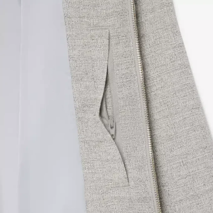 Kurze strukturierte Jacke