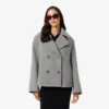 Kurzer Oversize-Peacoat aus The Blend für Damen