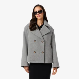 Kurzer Oversize-Peacoat aus The Blend für Damen