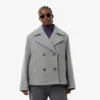 Kurzer Oversize-Peacoat aus The Blend für Damen