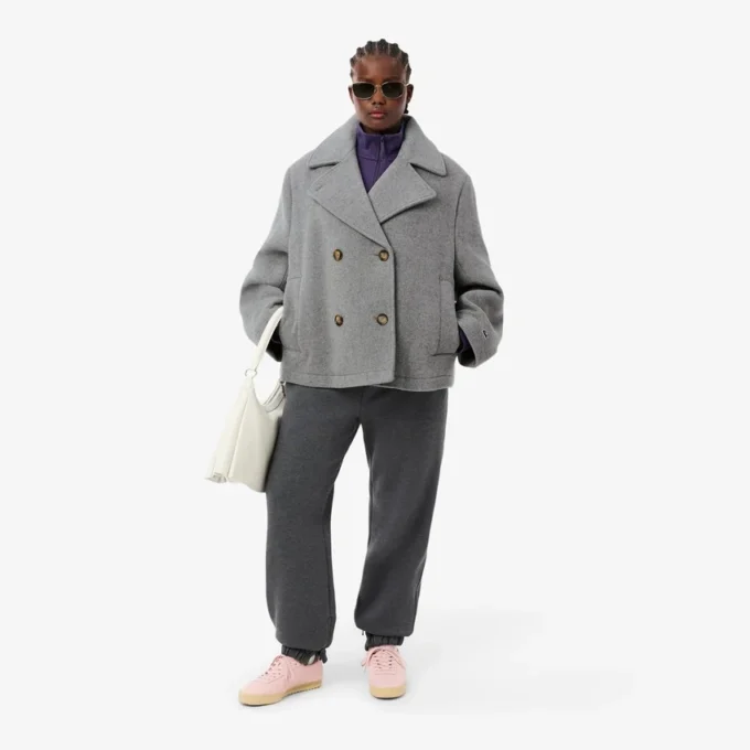 Kurzer Oversize-Peacoat aus The Blend für Damen