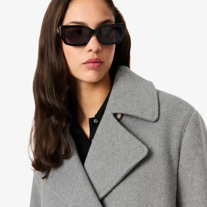 Kurzer Oversize-Peacoat aus The Blend für Damen
