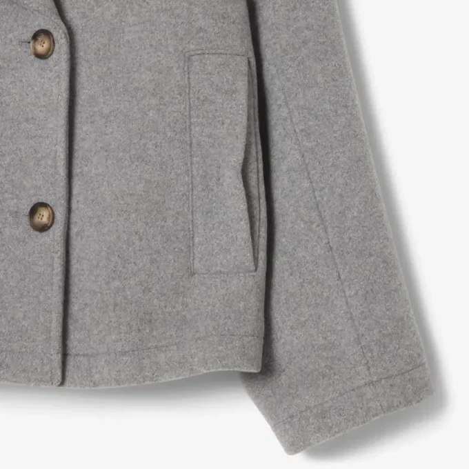 Kurzer Oversize-Peacoat aus The Blend für Damen