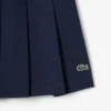 Kurzer Plisseerock aus Stretch-Baumwolle für Damen