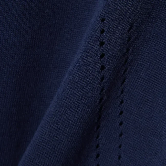 Kurzärmeliger 3D-Strickpullover