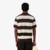 Kurzärmeliges, gestreiftes Poloshirt mit Polokragen