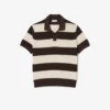 Kurzärmeliges, gestreiftes Poloshirt mit Polokragen