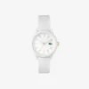 Lacoste.12.12 Uhr mit weißem Silikonarmband