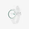 Lacoste.12.12 Uhr mit weißem Silikonarmband