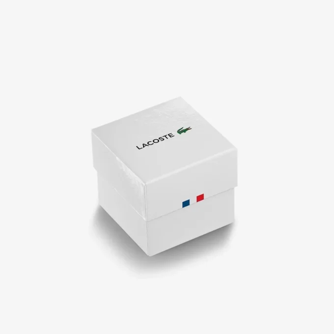Lacoste.12.12 Uhr mit weißem Silikonarmband
