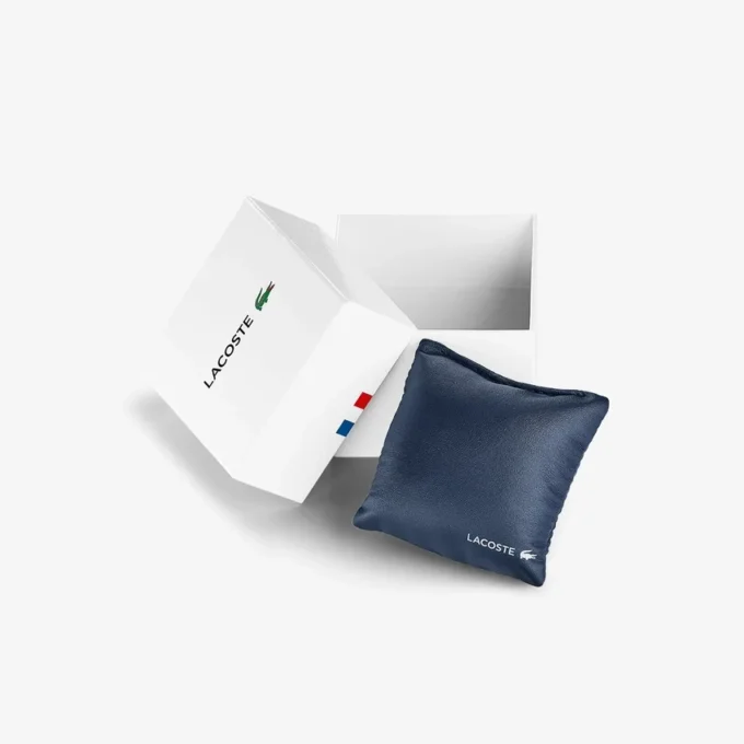 Lacoste.12.12 Uhr mit weißem Silikonarmband