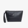 Lacoste Clutch aus genarbtem Leder