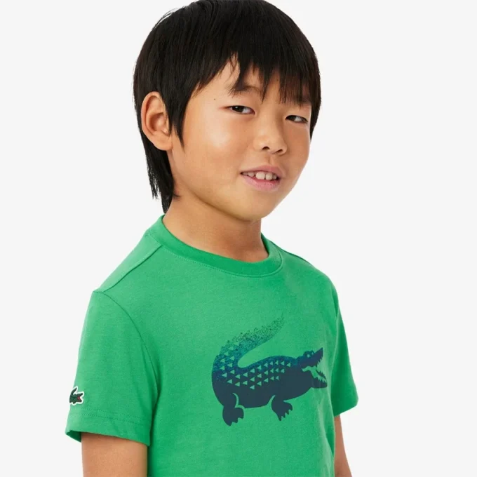 Lacoste X Daniil Medvedev Ultra Dry T-Shirt für Kinder