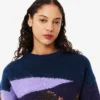 Landscape-Wollpullover für Damen