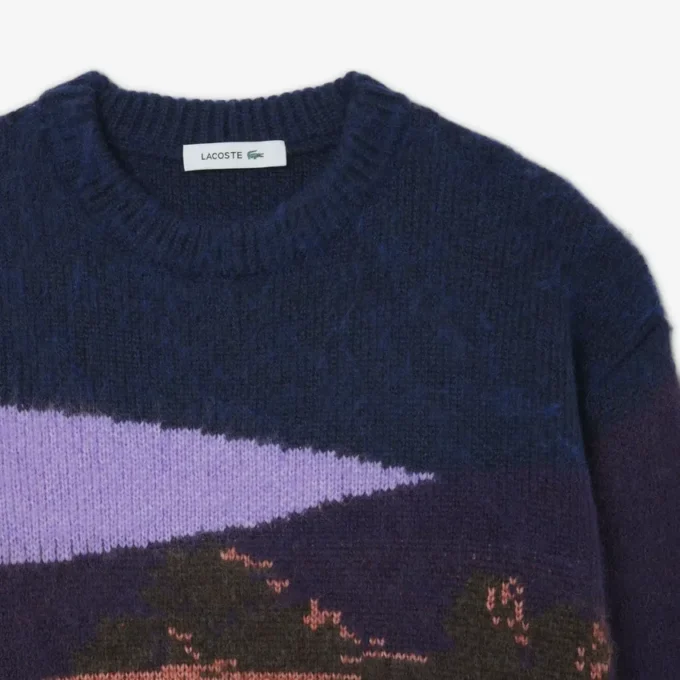 Landscape-Wollpullover für Damen